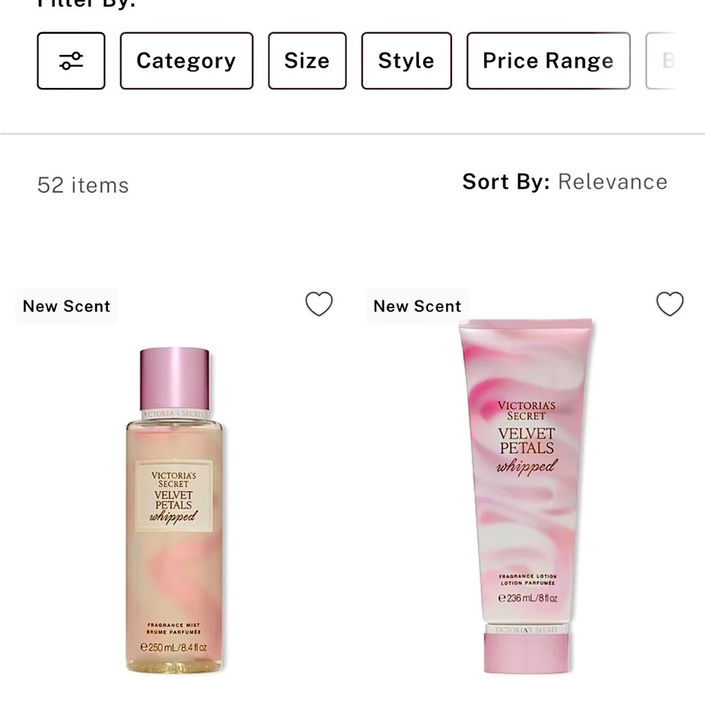 Victoria's Secret Velvet Petals Whipped Set  nwt